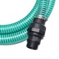 vidaXL Manguera de succión con conectores 7 m 22 mm verde vidaXL Manguera de succión con conectores 7 m 22 mm verde