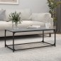 vidaXL Mesa de centro madera y hierro gris Sonoma 102x50x40 cm vidaXL Mesa de centro madera y hierro gris Sonoma 102x50x40 cm