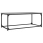 vidaXL Mesa de centro madera y hierro gris Sonoma 102x50x40 cm vidaXL Mesa de centro madera y hierro gris Sonoma 102x50x40 cm