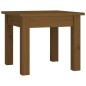 vidaXL Mesa de centro madera maciza de pino marrón miel 35x35x30 cm vidaXL Mesa de centro madera maciza de pino marrón miel 35x35x30 cm