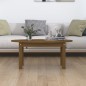 vidaXL Mesa de centro madera maciza de pino marrón miel 80x40x35 cm vidaXL Mesa de centro madera maciza de pino marrón miel 80x40x35 cm