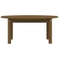 vidaXL Mesa de centro madera maciza de pino marrón miel 80x40x35 cm vidaXL Mesa de centro madera maciza de pino marrón miel 80x40x35 cm