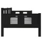 vidaXL Sofá cama madera maciza de pino negro 90x200 cm vidaXL Sofá cama madera maciza de pino negro 90x200 cm