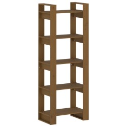 vidaXL Estantería/divisor espacios madera marrón miel 60x35x160 cm