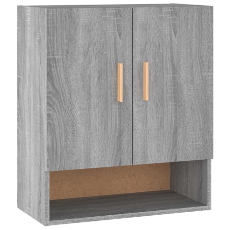 vidaXL Armario de pared madera contrachapada gris Sonoma 60x31x70 cm
