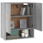 vidaXL Armario de pared madera contrachapada gris Sonoma 60x31x70 cm