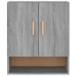 vidaXL Armario de pared madera contrachapada gris Sonoma 60x31x70 cm