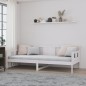 vidaXL Sofá cama madera maciza de pino blanco 80x200 cm vidaXL Sofá cama madera maciza de pino blanco 80x200 cm