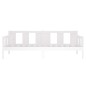 vidaXL Sofá cama madera maciza de pino blanco 80x200 cm vidaXL Sofá cama madera maciza de pino blanco 80x200 cm