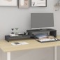 vidaXL Soporte de monitor madera maciza de pino gris (52-101)x22x14 cm vidaXL Soporte de monitor madera maciza de pino gris (52-101)x22x14 cm