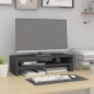 vidaXL Soporte de monitor madera maciza de pino gris (52-101)x22x14 cm vidaXL Soporte de monitor madera maciza de pino gris (52-101)x22x14 cm