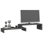 vidaXL Soporte de monitor madera maciza de pino gris (52-101)x22x14 cm vidaXL Soporte de monitor madera maciza de pino gris (52-101)x22x14 cm