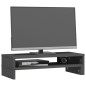 vidaXL Soporte de monitor madera maciza de pino gris (52-101)x22x14 cm vidaXL Soporte de monitor madera maciza de pino gris (52-101)x22x14 cm