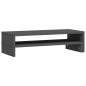 vidaXL Soporte de monitor madera maciza de pino gris (52-101)x22x14 cm vidaXL Soporte de monitor madera maciza de pino gris (52-101)x22x14 cm