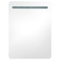 vidaXL Armario de baño con espejo y LED gris 60x11x80 cm vidaXL Armario de baño con espejo y LED gris 60x11x80 cm