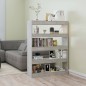 vidaXL Estantería/divisor de espacios gris hormigón 100x30x135 cm vidaXL Estantería/divisor de espacios gris hormigón 100x30x135 cm
