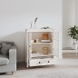 vidaXL Aparador alto madera maciza de pino blanco 83x41,5x100 cm vidaXL Aparador alto madera maciza de pino blanco 83x41,5x100 cm