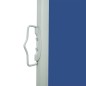 vidaXL Toldo lateral retráctil de jardín azul 160x600 cm vidaXL Toldo lateral retráctil de jardín azul 160x600 cm