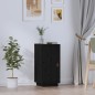vidaXL Aparador de madera maciza de pino negro 34x40x75 cm vidaXL Aparador de madera maciza de pino negro 34x40x75 cm
