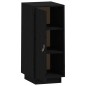 vidaXL Aparador de madera maciza de pino negro 34x40x75 cm vidaXL Aparador de madera maciza de pino negro 34x40x75 cm