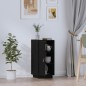 vidaXL Aparador de madera maciza de pino negro 34x40x75 cm vidaXL Aparador de madera maciza de pino negro 34x40x75 cm