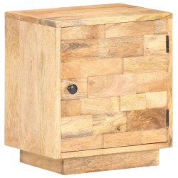 vidaXL Mesita de noche de madera maciza de mango 40x30x45 cm