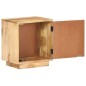 vidaXL Mesita de noche de madera maciza de mango 40x30x45 cm