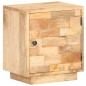 vidaXL Mesita de noche de madera maciza de mango 40x30x45 cm