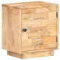vidaXL Mesita de noche de madera maciza de mango 40x30x45 cm