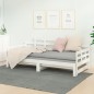 vidaXL Sofá cama extraíble madera maciza de pino blanco 2x(90x200) cm vidaXL Sofá cama extraíble madera maciza de pino blanco 2x(90x200) cm