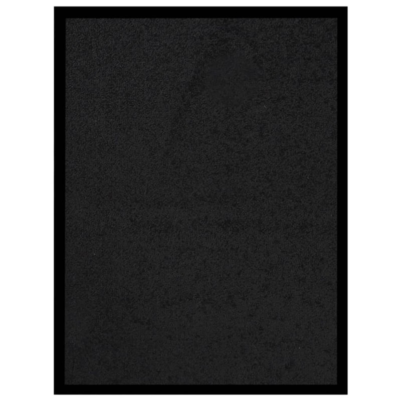 vidaXL Felpudo negro 40x60 cm vidaXL Felpudo negro 40x60 cm