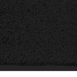 vidaXL Felpudo negro 40x60 cm