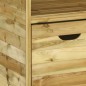 vidaXL Silla de jardín Strandkorb con cajón pino macizo 112x60x168 cm vidaXL Silla de jardín Strandkorb con cajón pino macizo 112x60x168 cm