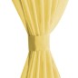 vidaXL Cortinas de gasa 2 unidades 140x175 cm amarillo vidaXL Cortinas de gasa 2 unidades 140x175 cm amarillo