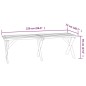 vidaXL Mesa de jardín de madera de pino impregnada 220x73x70 cm vidaXL Mesa de jardín de madera de pino impregnada 220x73x70 cm