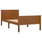 vidaXL Estructura de cama madera maciza pino marrón miel 100x200 cm vidaXL Estructura de cama madera maciza pino marrón miel 100x200 cm