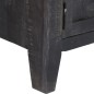 vidaXL Mueble para TV de madera maciza de mango negro 118x30x40 cm vidaXL Mueble para TV de madera maciza de mango negro 118x30x40 cm