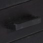 vidaXL Mueble para TV de madera maciza de mango negro 118x30x40 cm vidaXL Mueble para TV de madera maciza de mango negro 118x30x40 cm