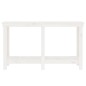 vidaXL Banco de trabajo de madera maciza de pino blanco 140x50x80 cm vidaXL Banco de trabajo de madera maciza de pino blanco 140x50x80 cm