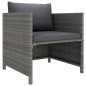 vidaXL Set de muebles de jardín 8 pzas y cojines ratán sintético gris vidaXL Set de muebles de jardín 8 pzas y cojines ratán sintético gris