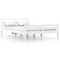 vidaXL Estructura cama doble pequeña madera maciza blanco 120x190 cm vidaXL Estructura cama doble pequeña madera maciza blanco 120x190 cm