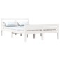 vidaXL Estructura cama doble pequeña madera maciza blanco 120x190 cm vidaXL Estructura cama doble pequeña madera maciza blanco 120x190 cm