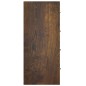 vidaXL Aparador con 4 cajones roble ahumado 60x30,5x71 cm