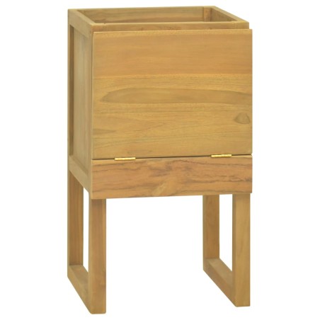 vidaXL Armario de baño madera maciza de teca 45x45x75 cm