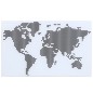 Escritorio de cristal con estampado de mapa del mundo Escritorio de cristal con estampado de mapa del mundo