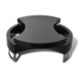 vidaXL Mesa de centro moderna y ajustable negra con brillo vidaXL Mesa de centro moderna y ajustable negra con brillo