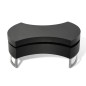 vidaXL Mesa de centro moderna y ajustable negra con brillo vidaXL Mesa de centro moderna y ajustable negra con brillo