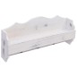 vidaXL Perchero de pared de madera blanco 50x10x23 cm vidaXL Perchero de pared de madera blanco 50x10x23 cm