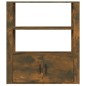vidaXL Aparador madera contrachapada color roble ahumado 80x30x90 cm vidaXL Aparador madera contrachapada color roble ahumado 80x30x90 cm