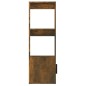 vidaXL Aparador madera contrachapada color roble ahumado 80x30x90 cm vidaXL Aparador madera contrachapada color roble ahumado 80x30x90 cm
